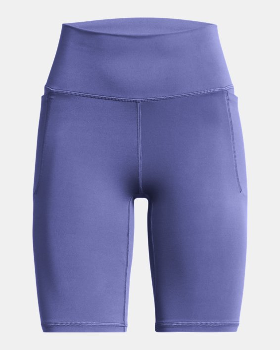 女士UA Meridian 10吋短褲 in Purple image number 4